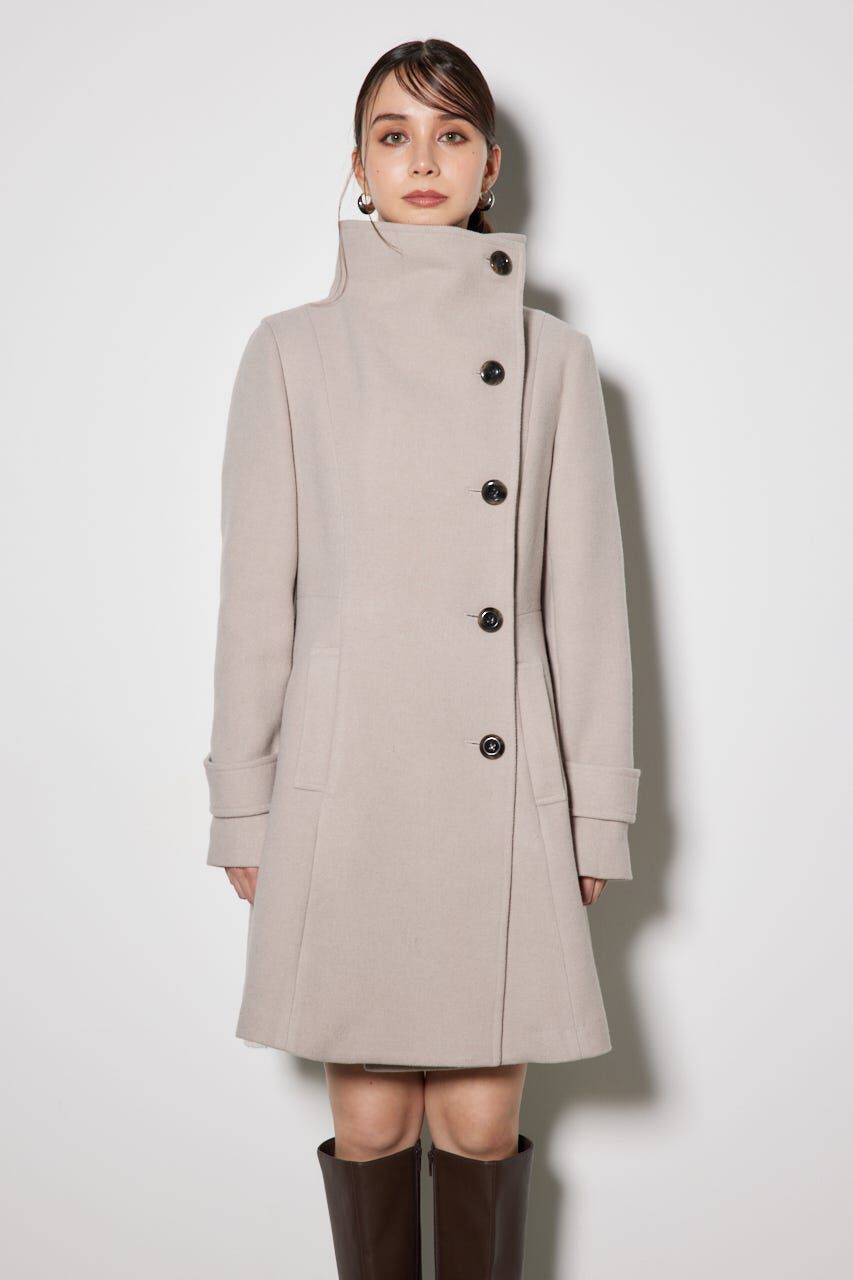 rienda「オーバーネックシンデレララインミニコート」|その他|