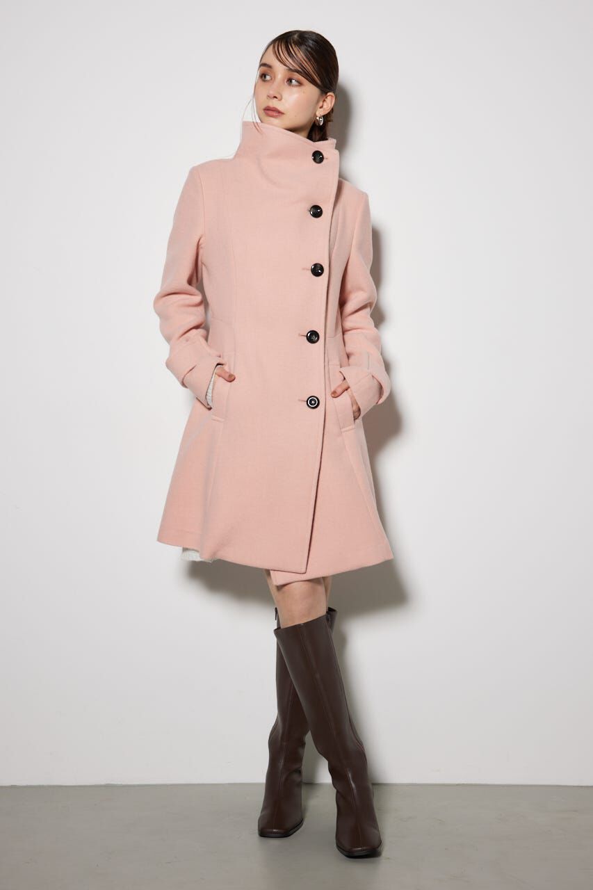 rienda「オーバーネックシンデレララインミニコート」|その他|