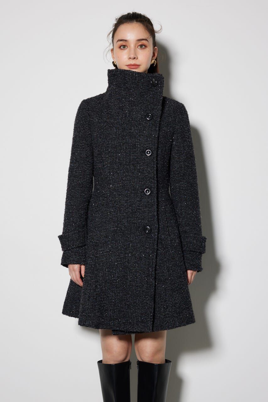 rienda「オーバーネックシンデレララインミニコート」|その他|