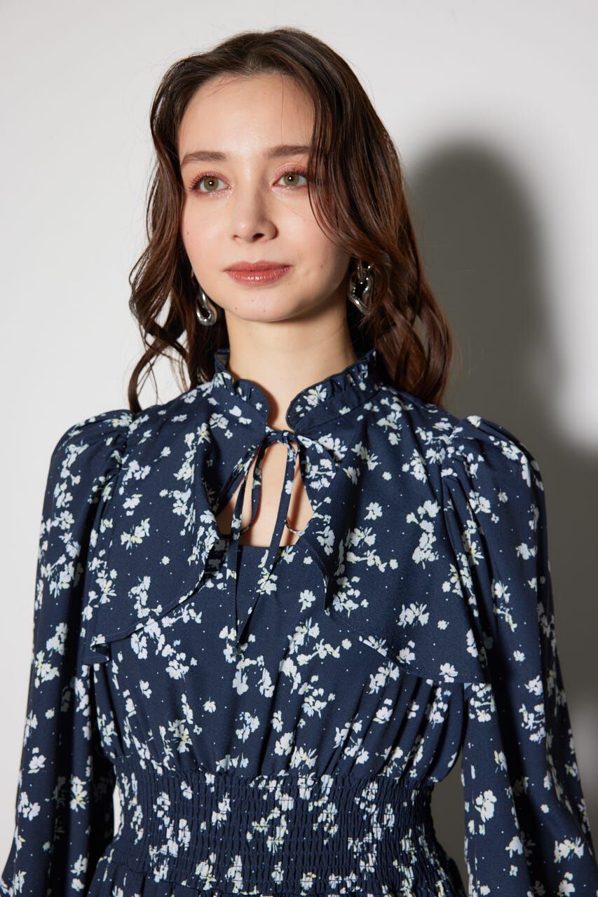 rienda「シャーリングフレアワンピース」|ワンピース|