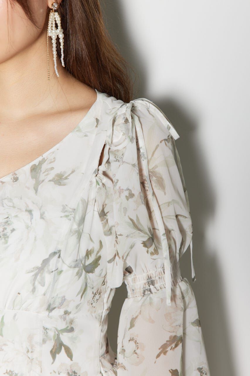 rienda「2WAYレースドッキングフレアワンピース」|ワンピース|