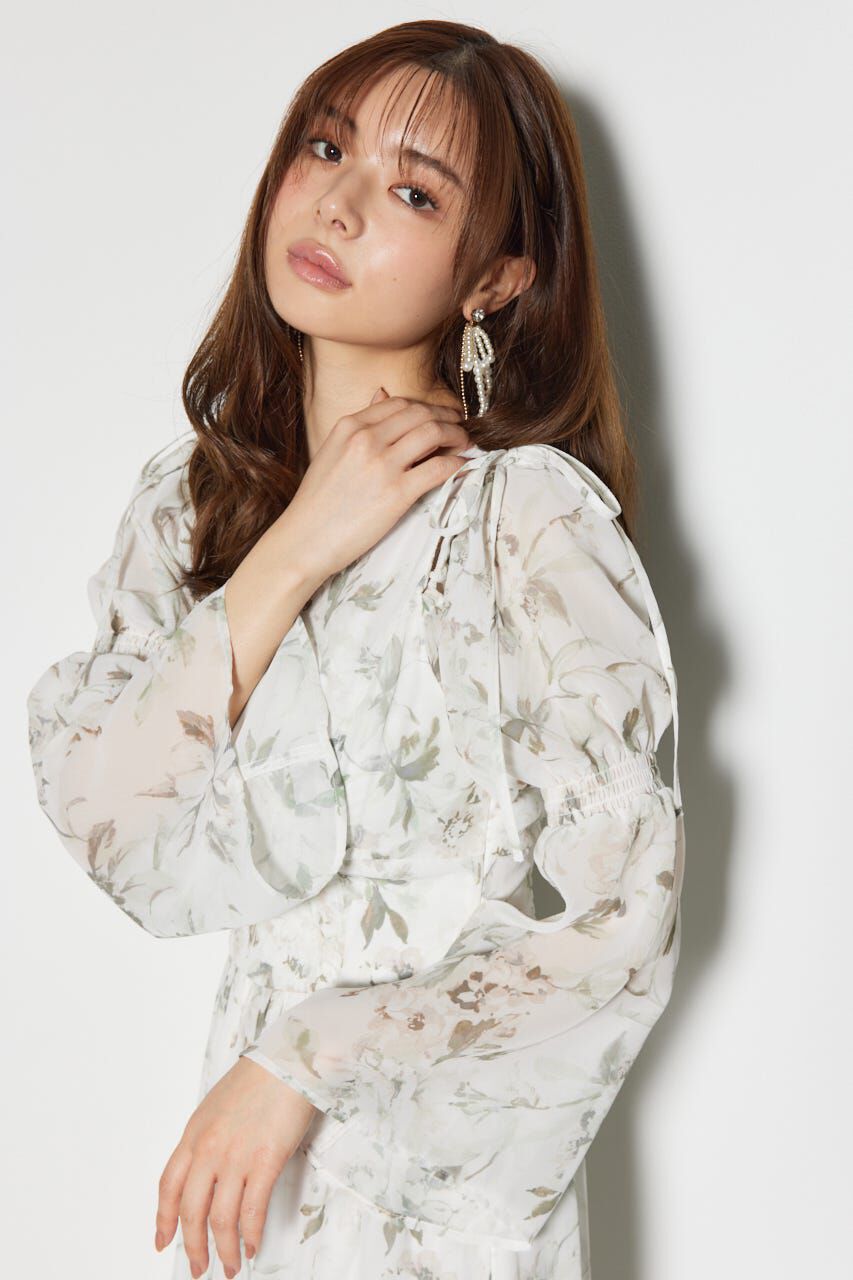 rienda「2WAYレースドッキングフレアワンピース」|ワンピース|