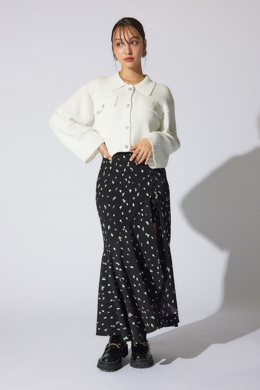 rienda「ビジューニットジャケット」|その他|