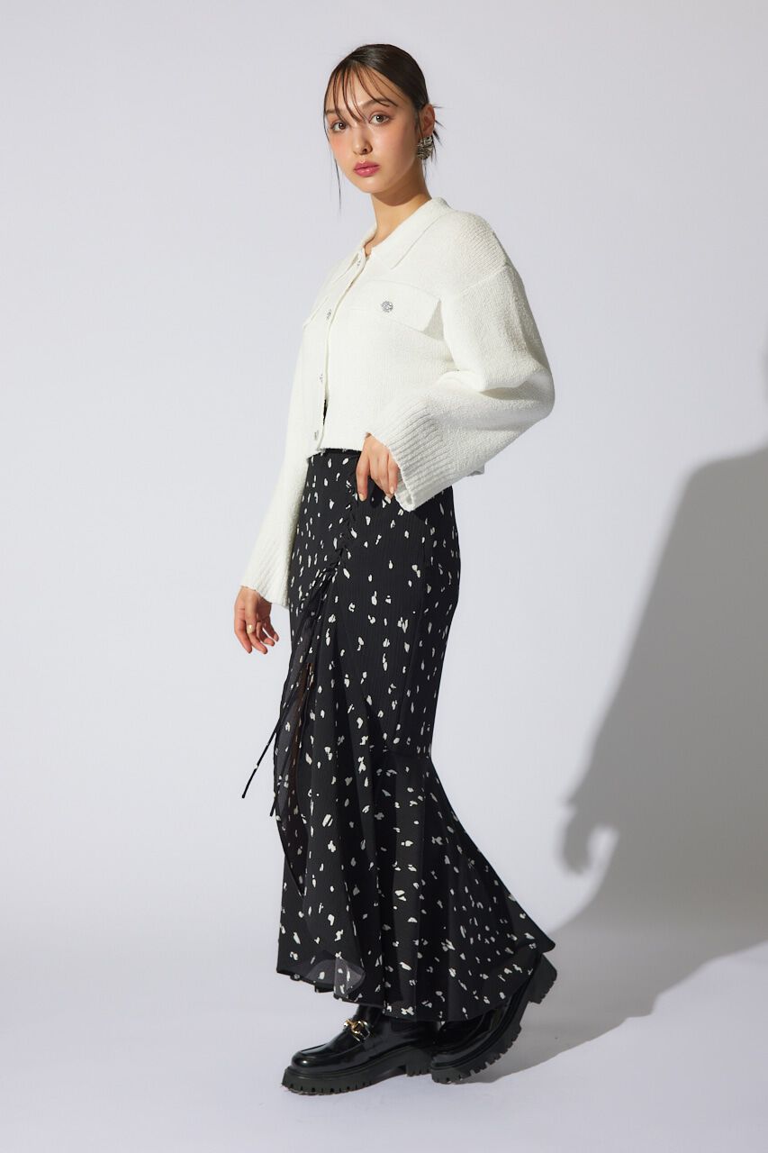 rienda「ビジューニットジャケット」|その他|