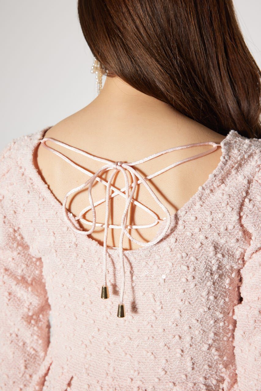 rienda「カットレースペプラムトップス」|Tシャツ・カットソー|