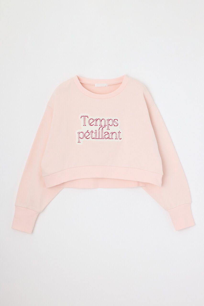 rienda「サガラ刺繍スウェットトップス」|Tシャツ・カットソー|