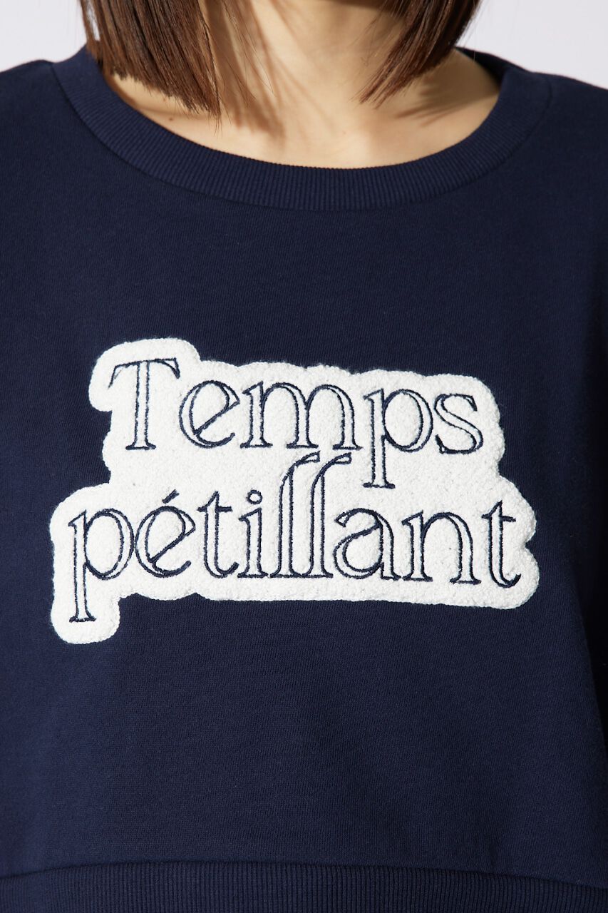 rienda「サガラ刺繍スウェットトップス」|Tシャツ・カットソー|