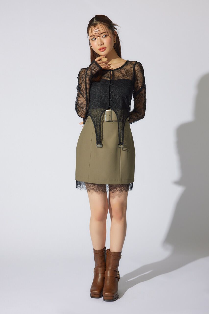 rienda「シアーレーストップス」|Tシャツ・カットソー|