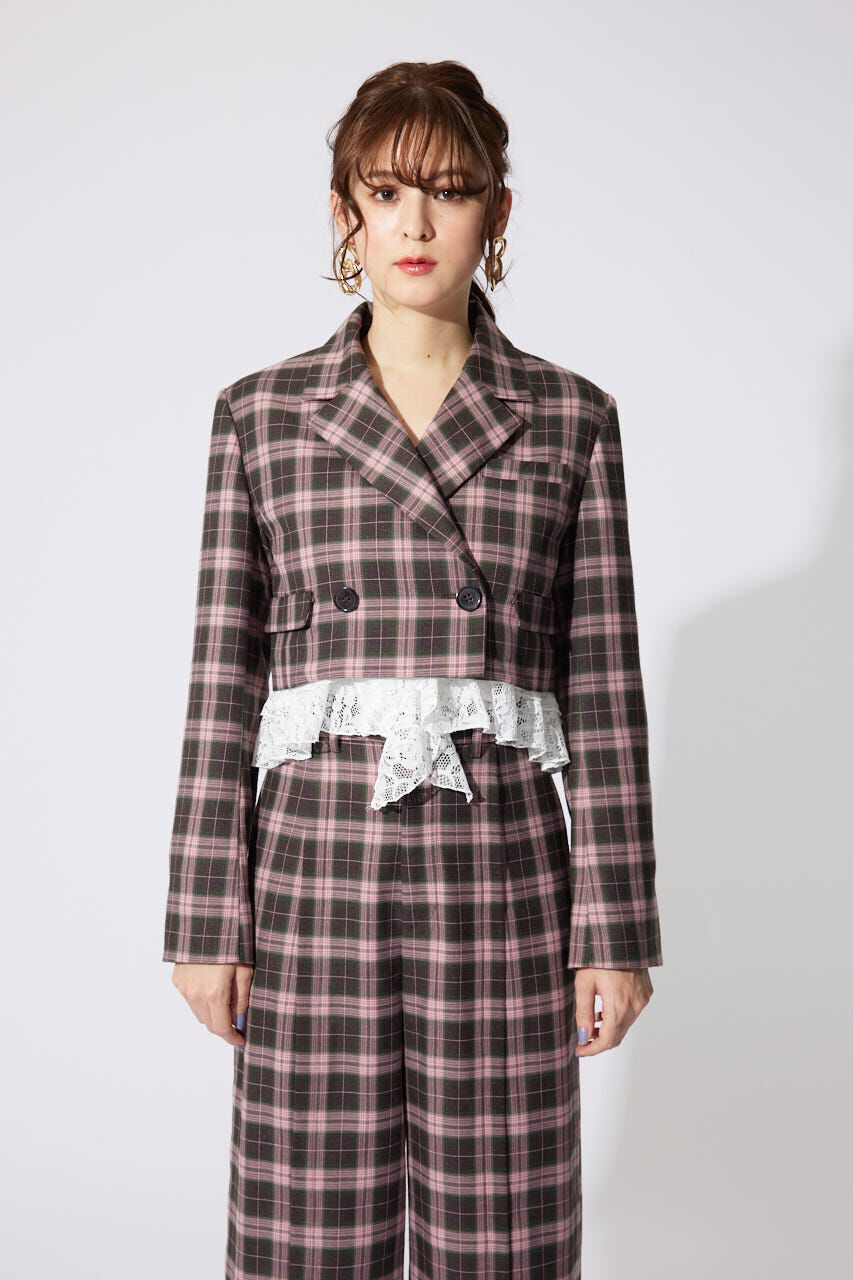 rienda「ダブルテーラードショートジャケット」|その他|