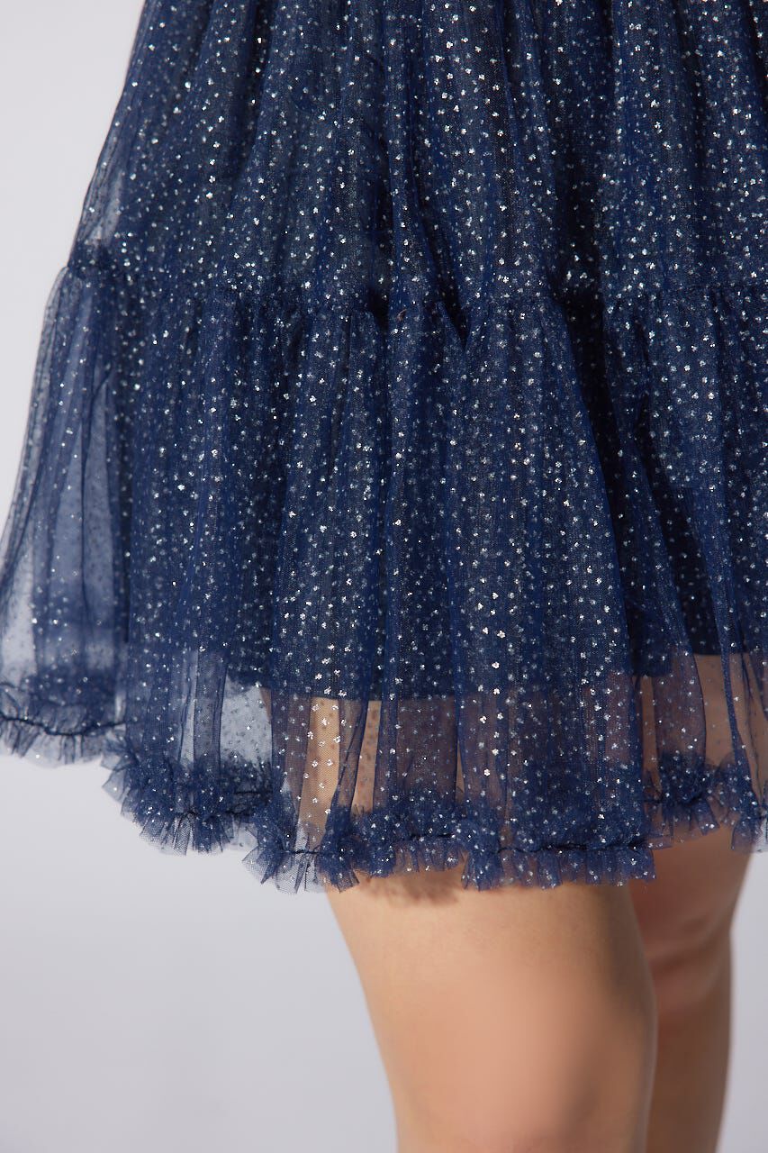 rienda「ボリュームチュールミニスコートショートパンツ」|その他|