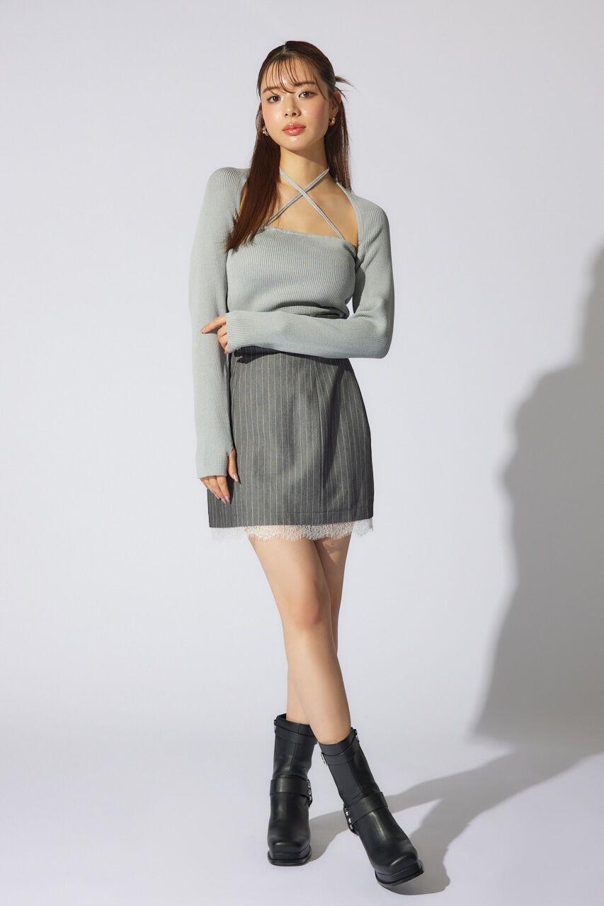 rienda「ボレロセットニットトップス」|ニット・セーター|