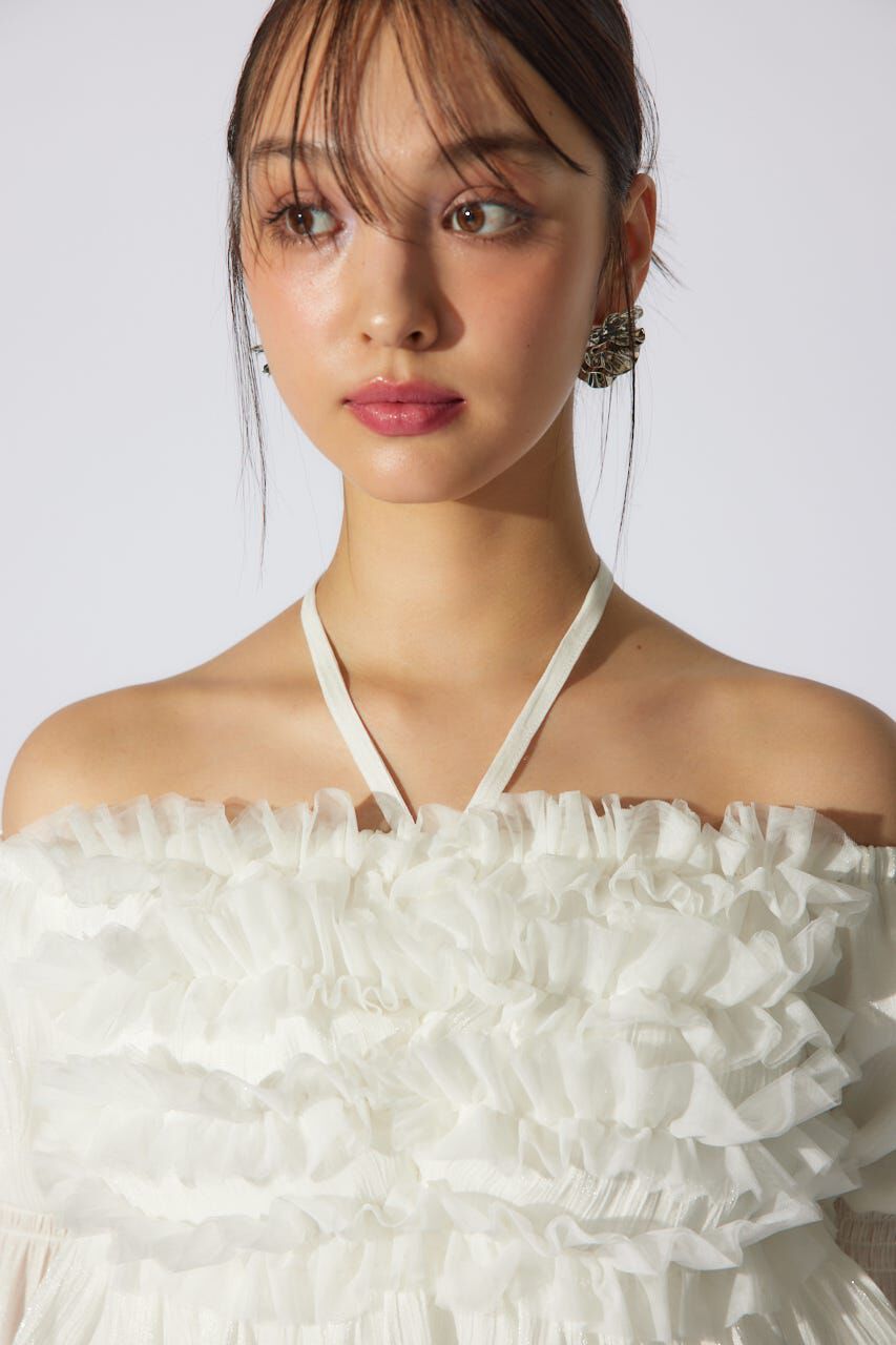 rienda「フリルオフショルブラウス」|シャツ・ブラウス|