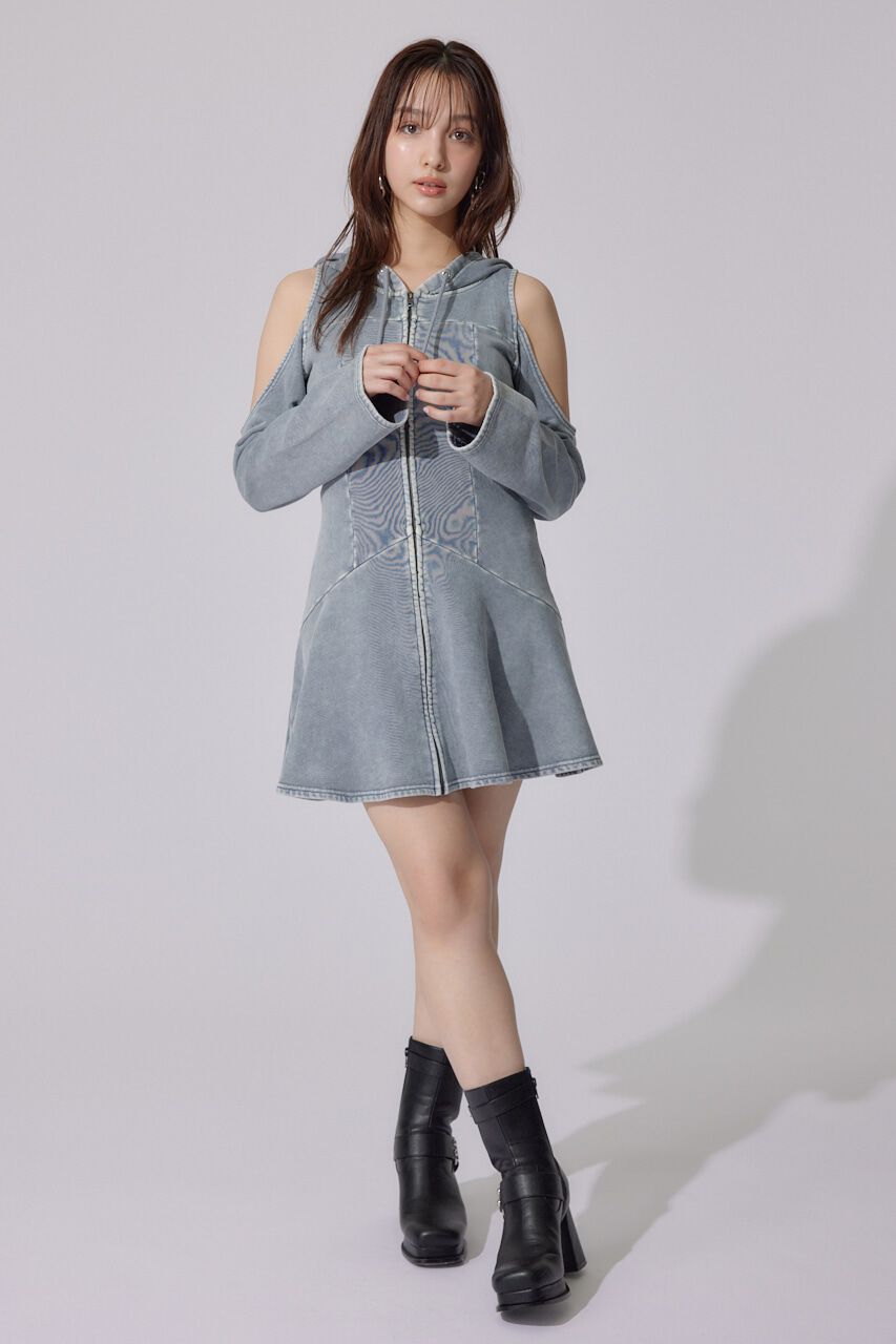 rienda「フードマーメイドワンピース」|ワンピース|