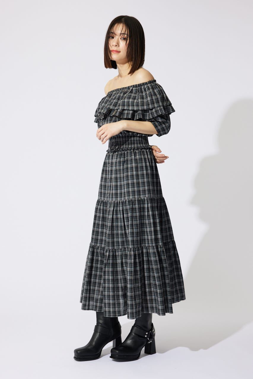 rienda「2WAYオフショルダーショートトップス」|シャツ・ブラウス|