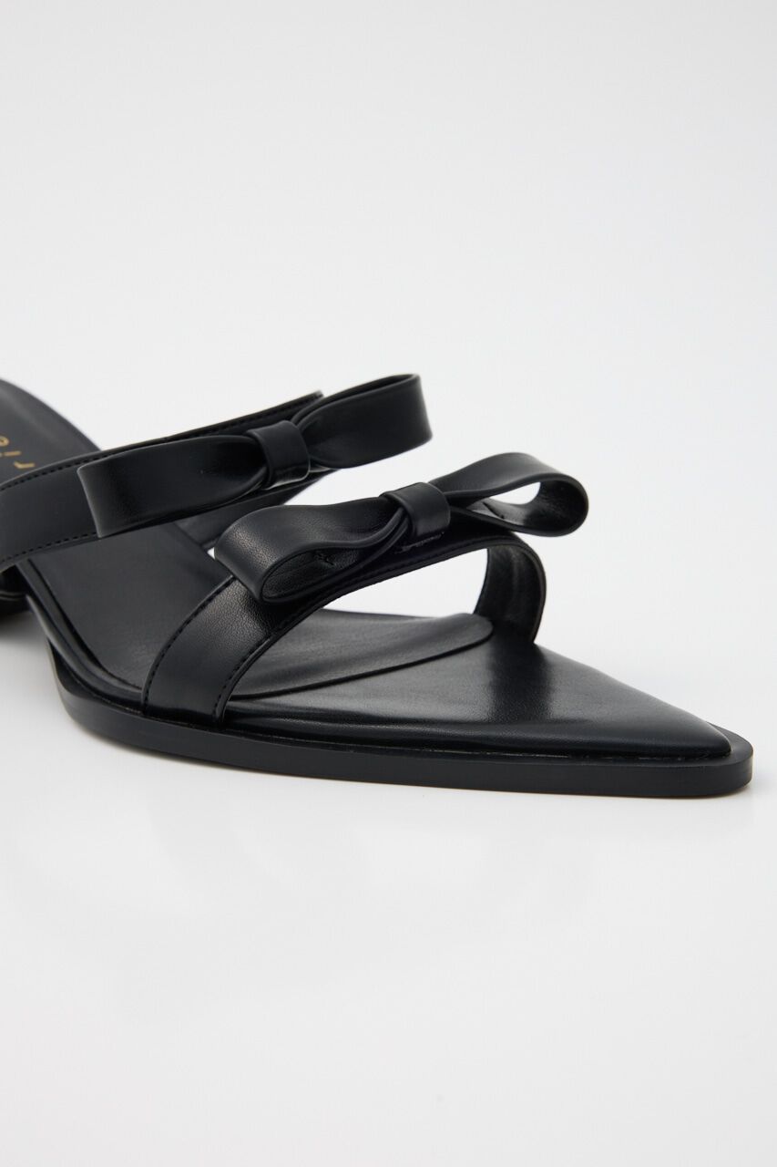 rienda「リボンフラットミュール」|サンダル|