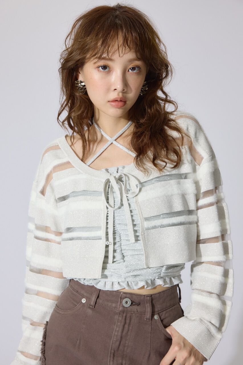 rienda「2WAYギャザーキャミトップス」|キャミソール|