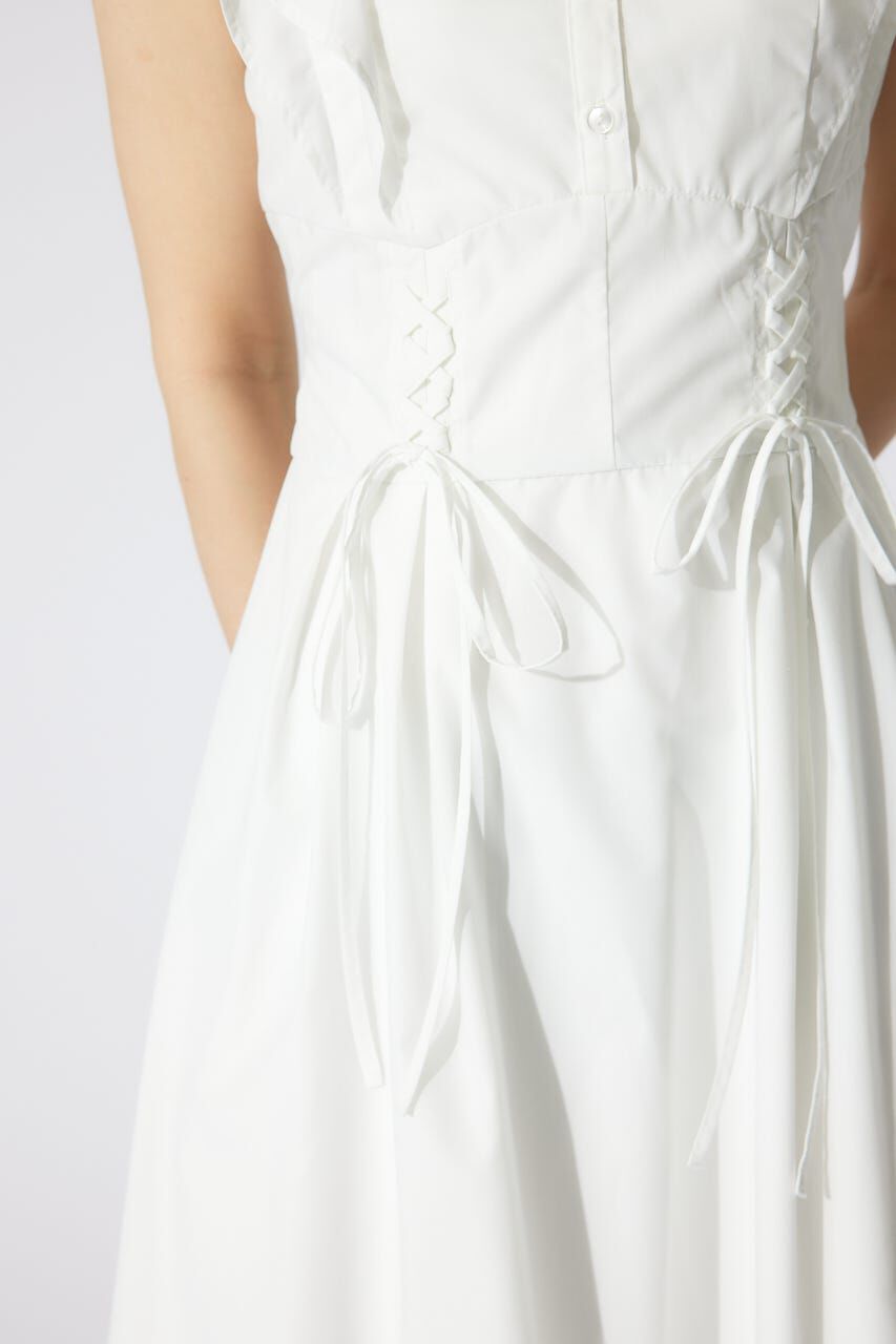 rienda「レースアップフリルワンピース」|ワンピース|