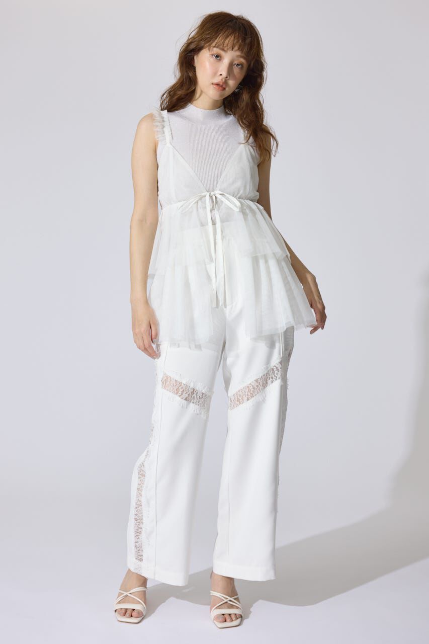 rienda「ボリュームチュールジレ」|シャツ・ブラウス|