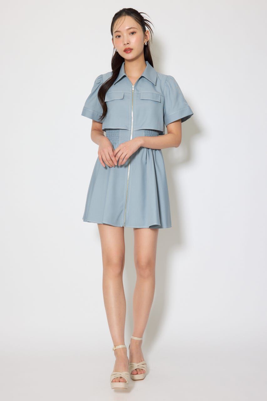 rienda「バストフレアミニワンピース」|ワンピース|