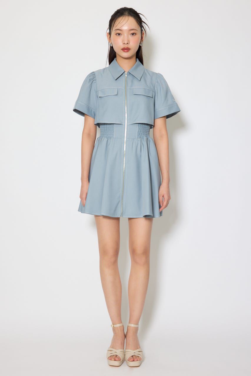 rienda「バストフレアミニワンピース」|ワンピース|