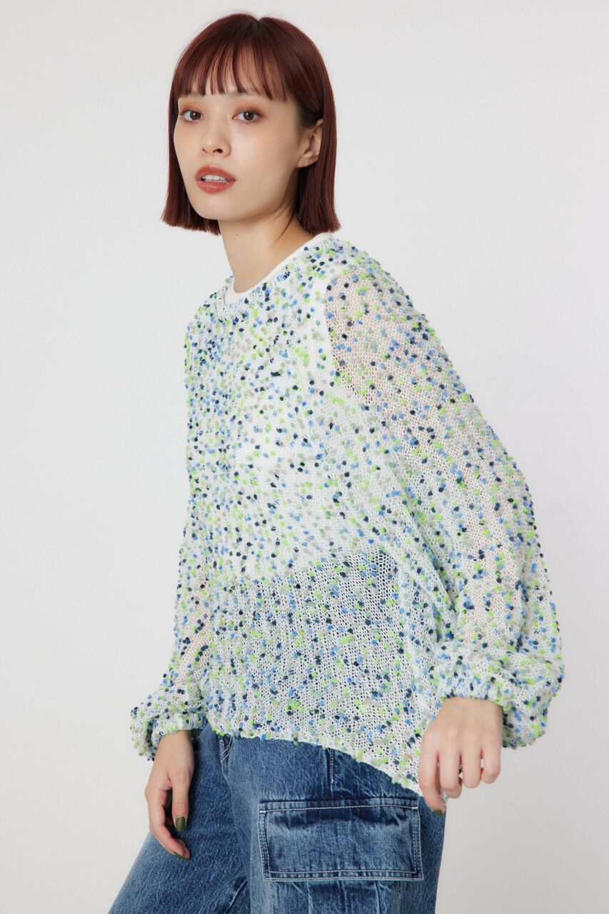 RODEO CROWNS「2WAYシアーネップニット」|ニット・セーター|