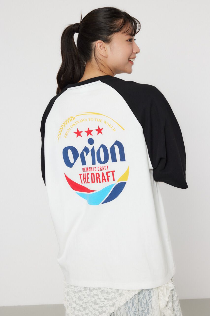 RODEO CROWNS「Orion BeerxRCSラグラン5分トップス」|Tシャツ・カットソー|