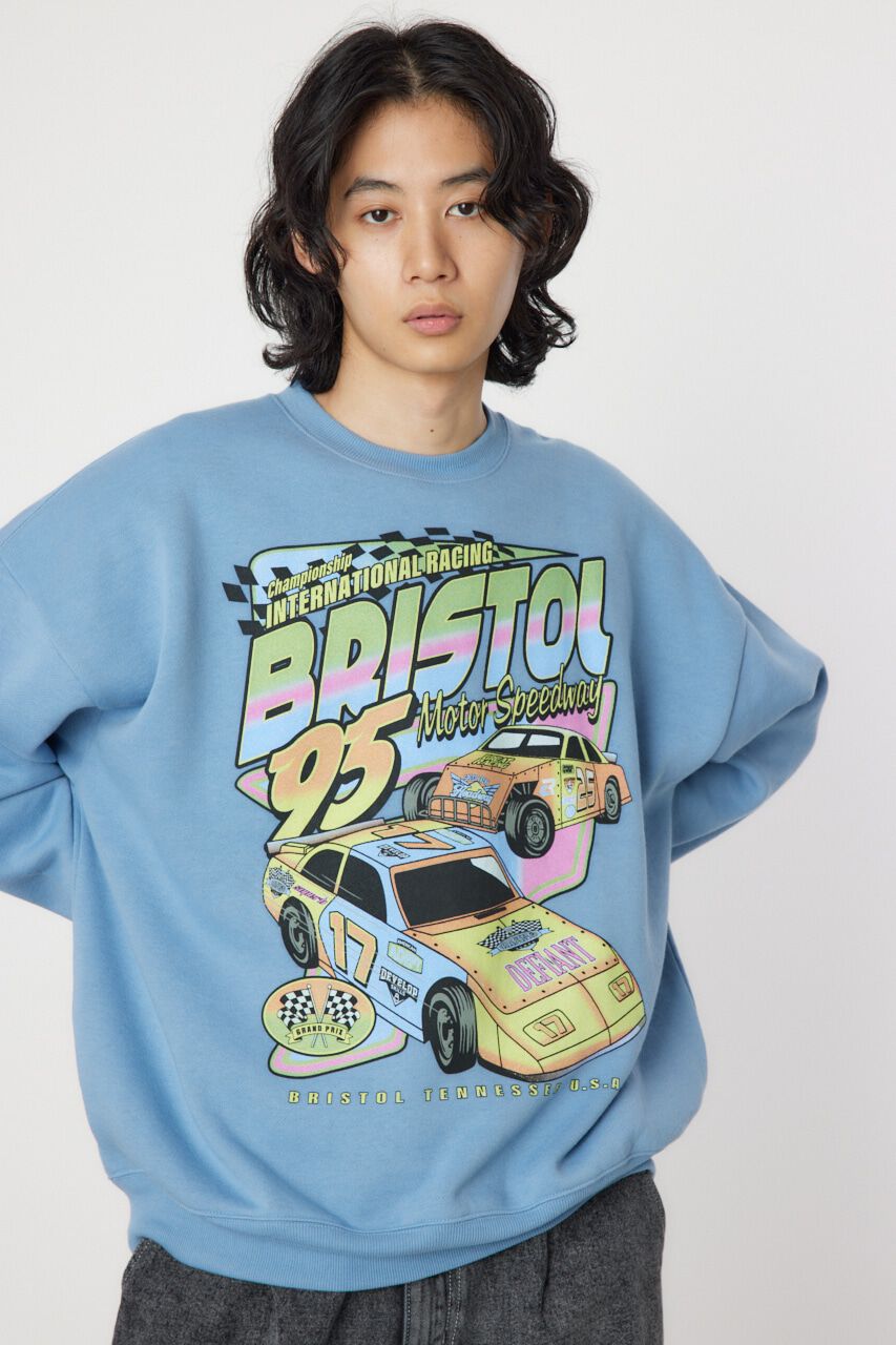 RODEO CROWNS「Motor Speedway スウェット」|パーカー|L/BLU1