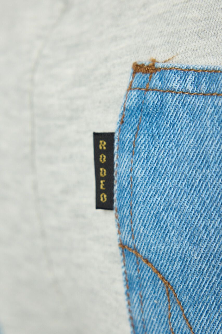 RODEO CROWNS「デニムウエスト スウェットワイドパンツ」|その他|