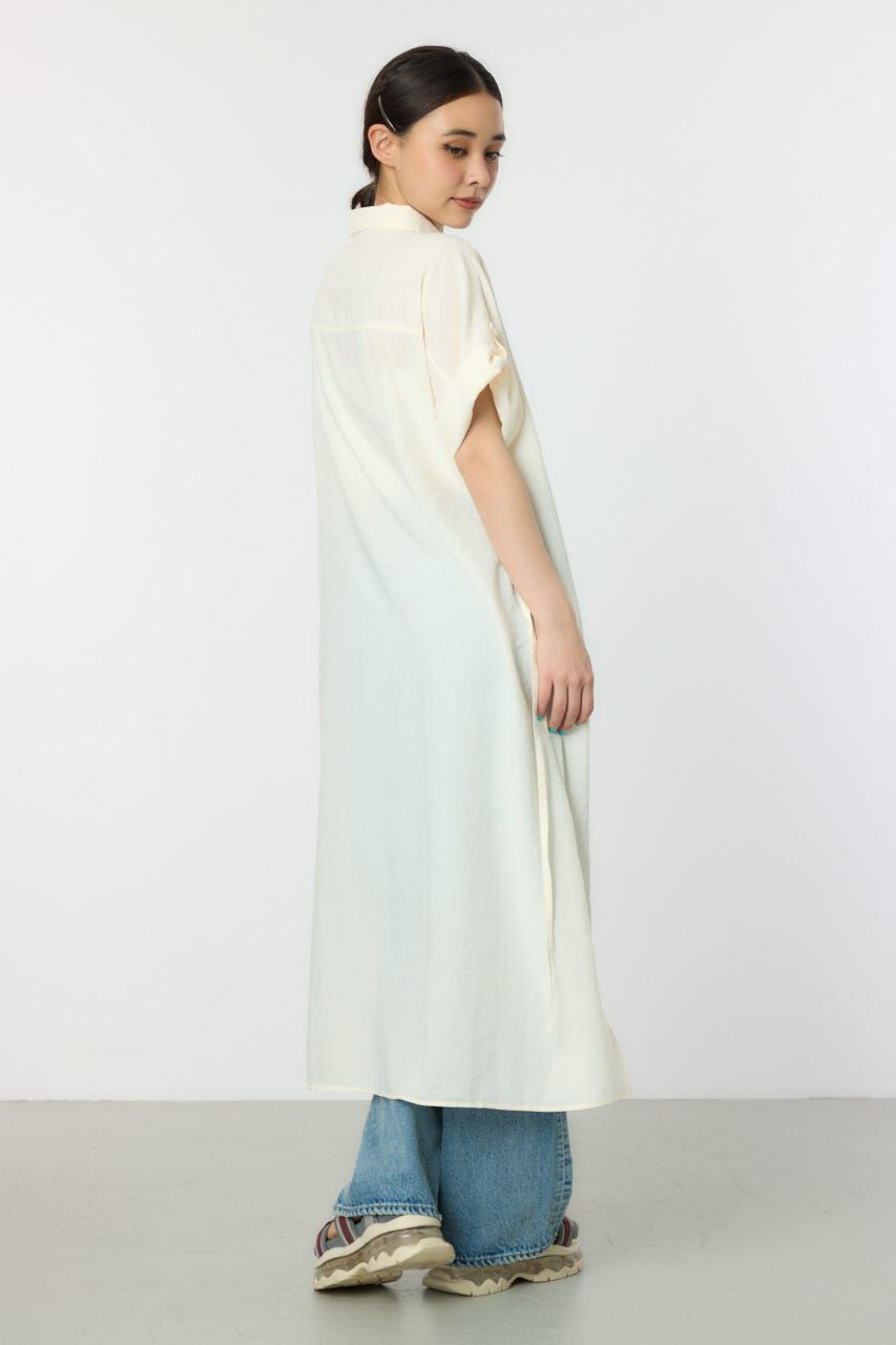 RODEO CROWNS「エアリータッチシャツワンピース」|ワンピース|