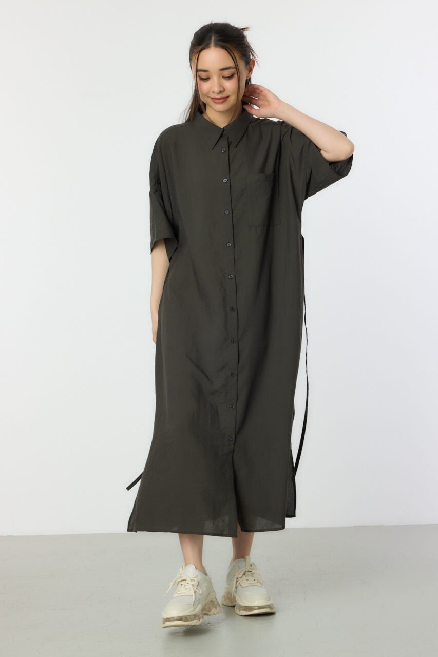 RODEO CROWNS「エアリータッチシャツワンピース」|ワンピース|C.GRY