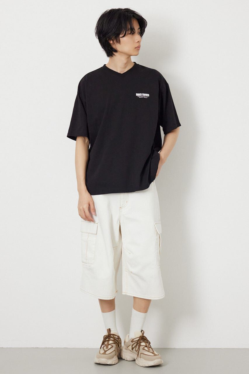 RODEO CROWNS「エンボスロゴVネックTシャツ」|Tシャツ・カットソー|