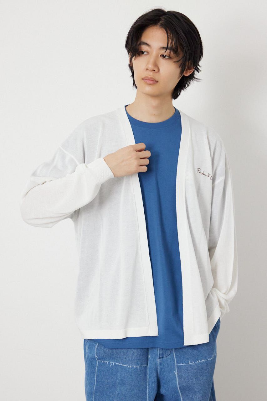 RODEO CROWNS「ロープロゴニットトッパー」|カーディガン|