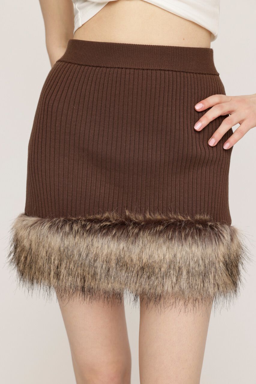 SLY「HinaYoshiharaxSLY KNIT ショートスカート」|スカート|