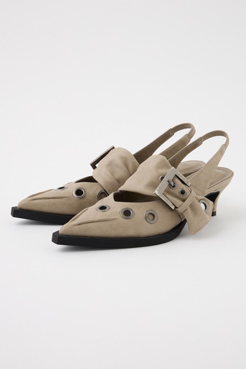 SLY「EYELET SLING パンプス」|パンプス|