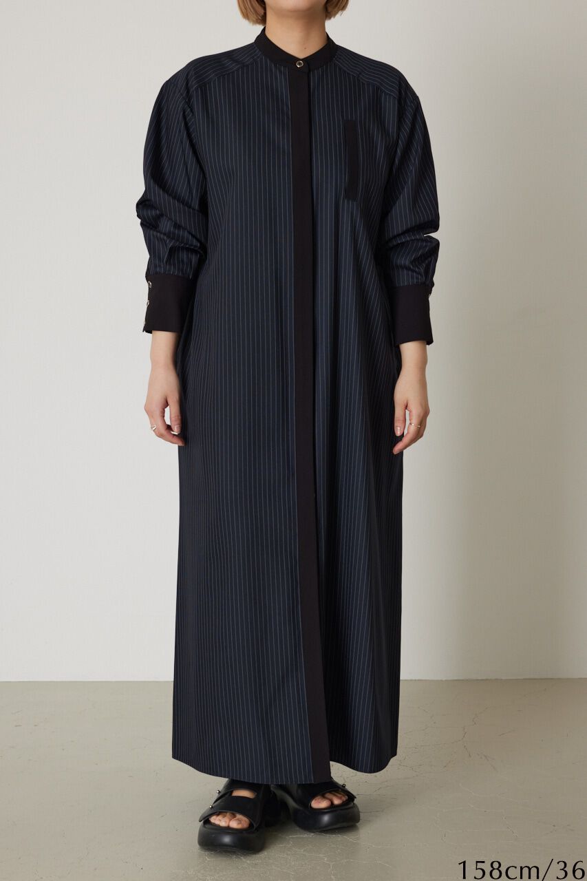 RIM.ARK 「Stripe shirt OP」|ワンピース|