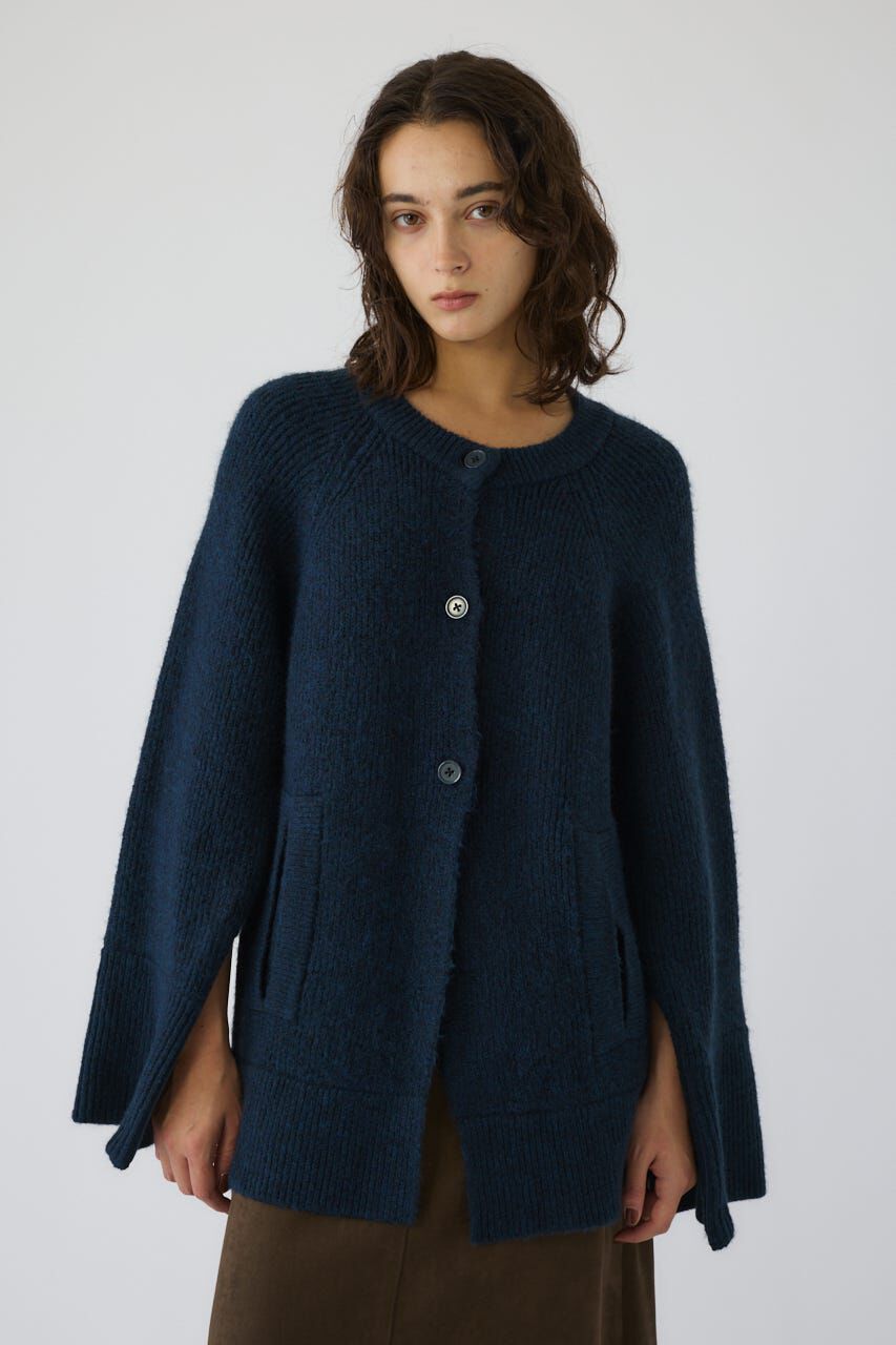 RIM.ARK 「Poncho like raglan knit C/D」|カーディガン|