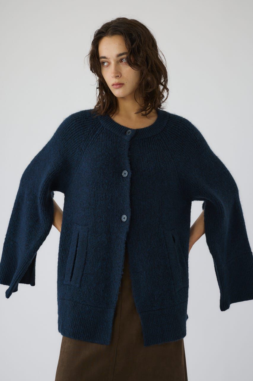RIM.ARK 「Poncho like raglan knit C/D」|カーディガン|