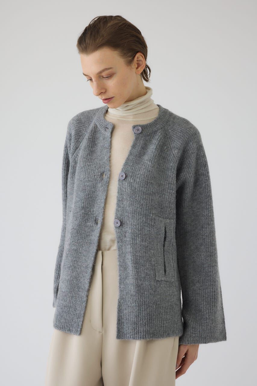 RIM.ARK 「Poncho like raglan knit C/D」|カーディガン|