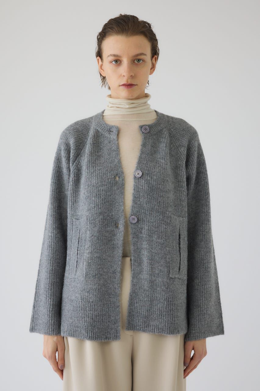 RIM.ARK 「Poncho like raglan knit C/D」|カーディガン|