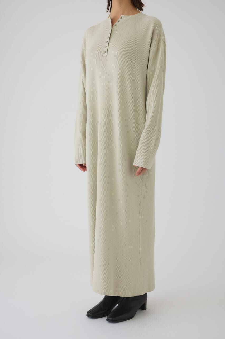 RIM.ARK 「Fabric covered button dress」|ワンピース|BEG