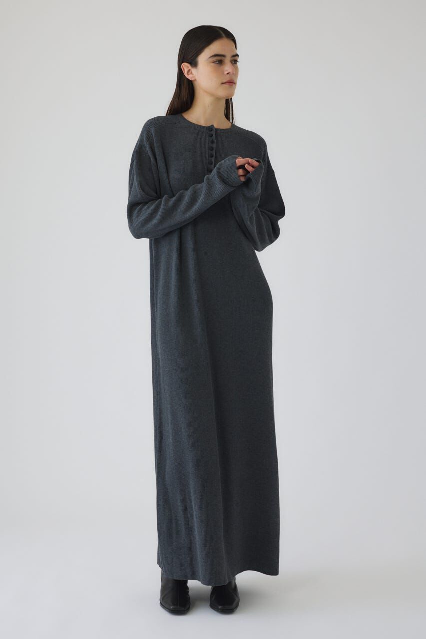 RIM.ARK 「Fabric covered button dress」|ワンピース|