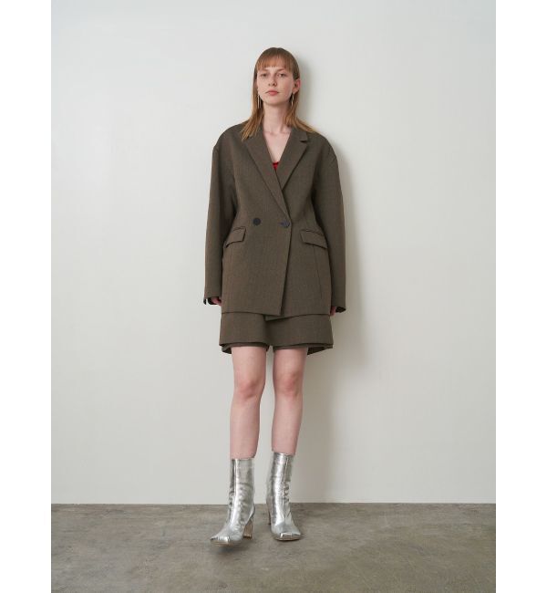 ELENDEEK「SQUARE SHORT BOOTS」|ショートブーツ|