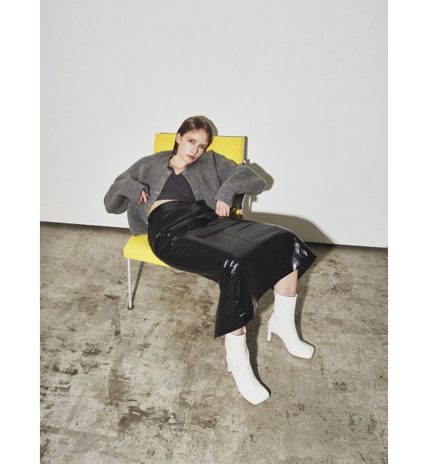 ELENDEEK「SQUARE SHORT BOOTS」|ショートブーツ|