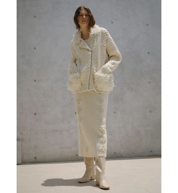 ELENDEEK「CABLE TIGHT SK」|スカート|