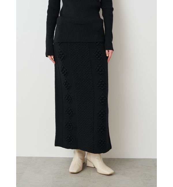 ELENDEEK「CABLE TIGHT SK」|スカート|