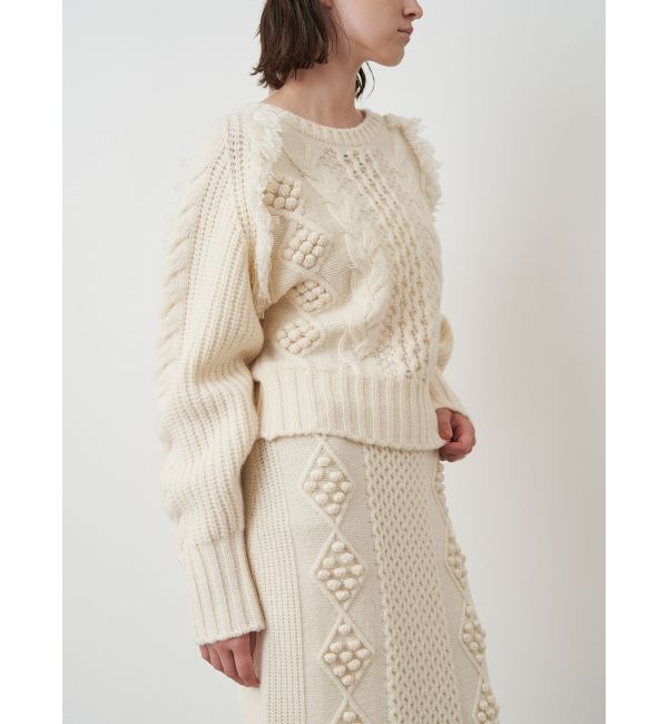 ELENDEEK「CABLE TIGHT SK」|スカート|