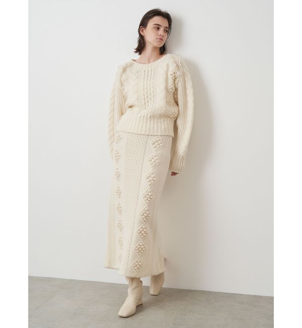 ELENDEEK「CABLE TIGHT SK」|スカート|