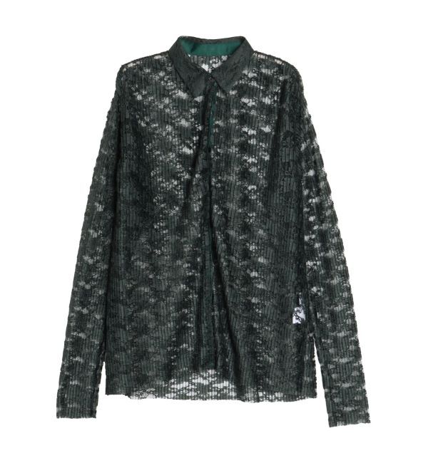 ELENDEEK「PLEATS LACE SH」|シャツ・ブラウス|