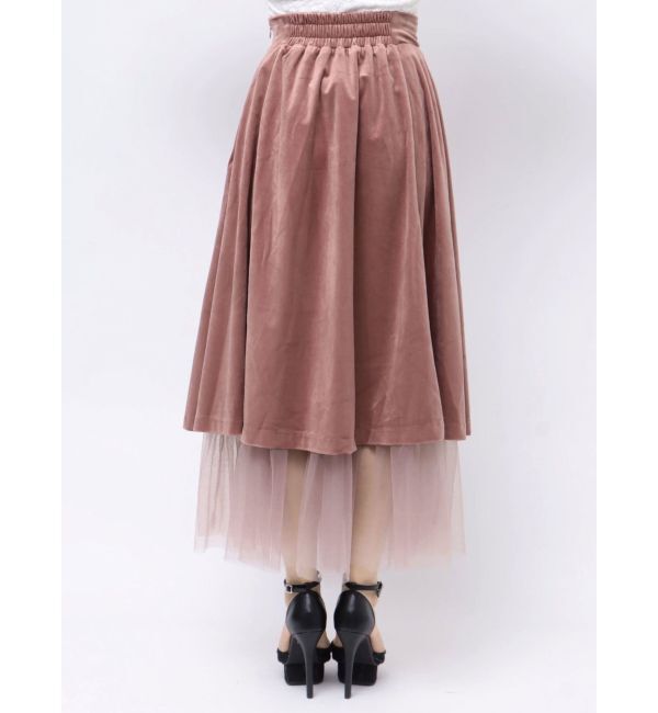 RESEXXY「ベロアチュールロングスカート」|スカート|