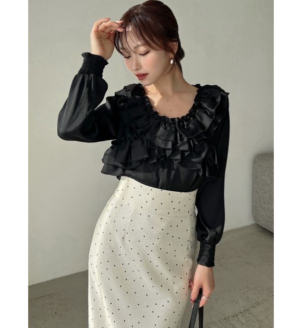 RESEXXY「ラッフルオフショルブラウス」|シャツ・ブラウス|